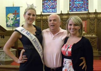 Miss D.C. and Lisa with James