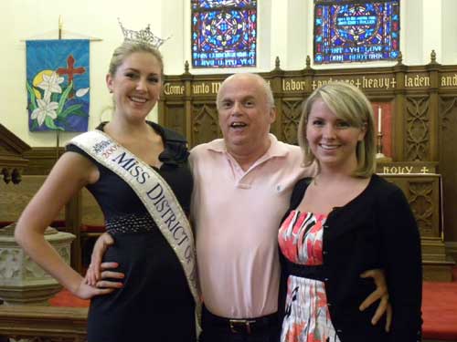 James McHone with Miss District of Columbia