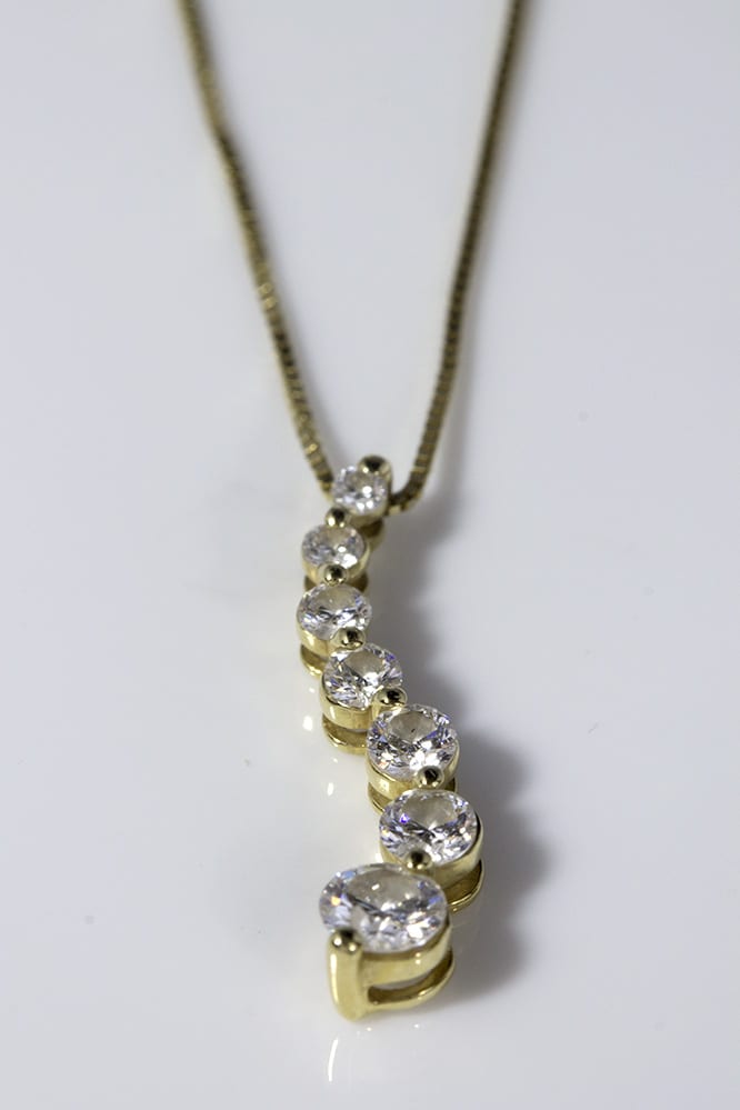 Journey pendant discount yellow gold