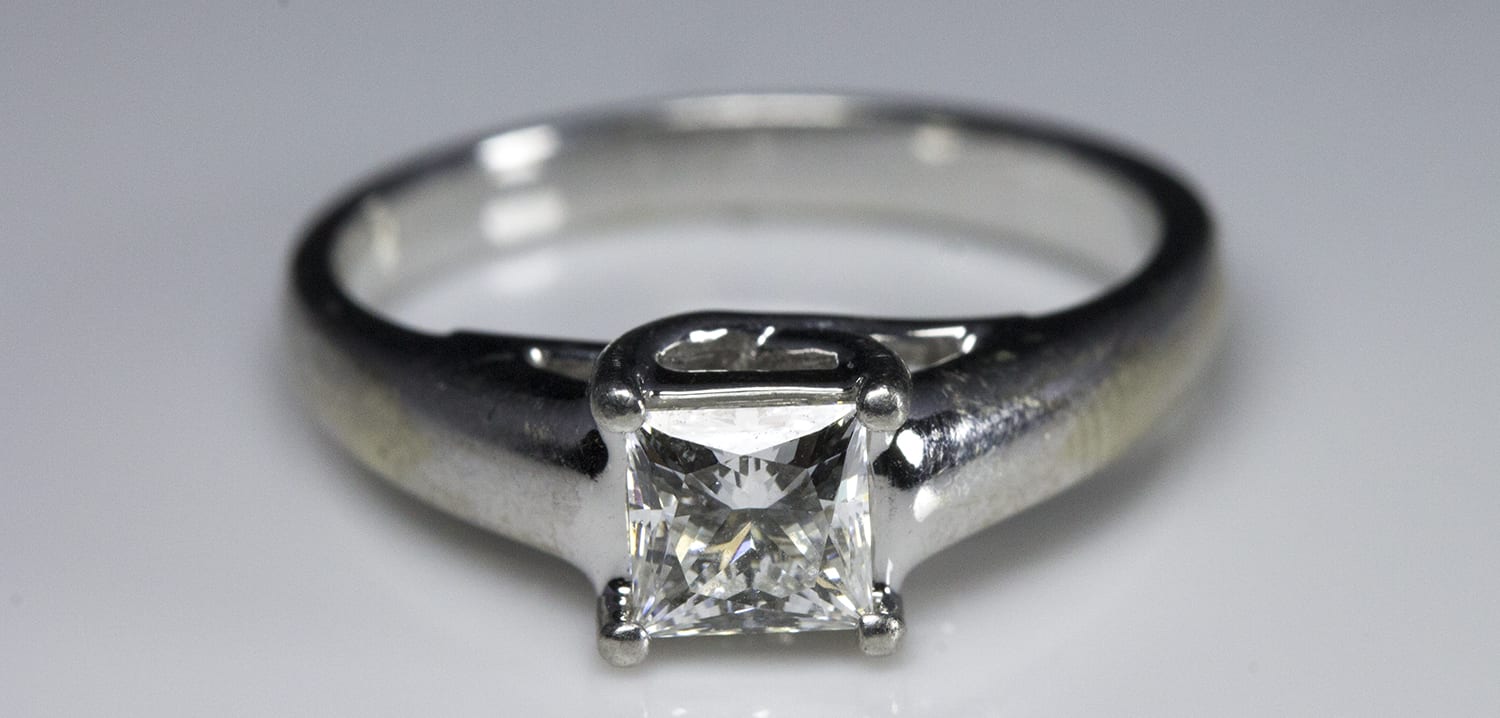 Tolkowsky princess cut diamond sale